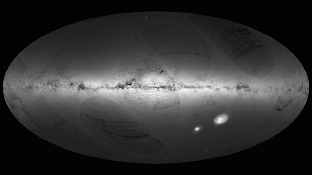 El primer mapa de la Vía Láctea tomado por Gaia.
