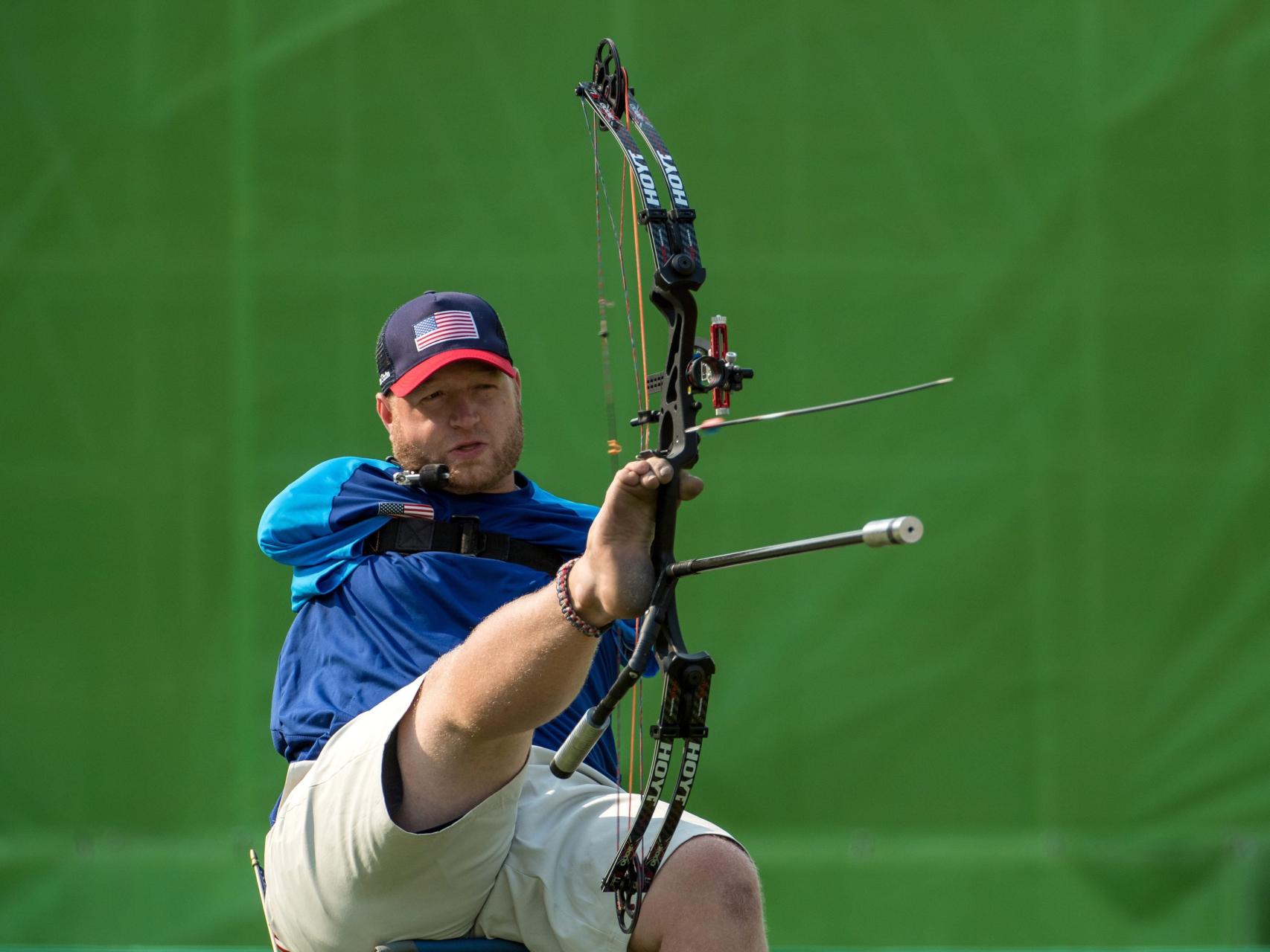 Matt Stutzman compitiendo en Río.