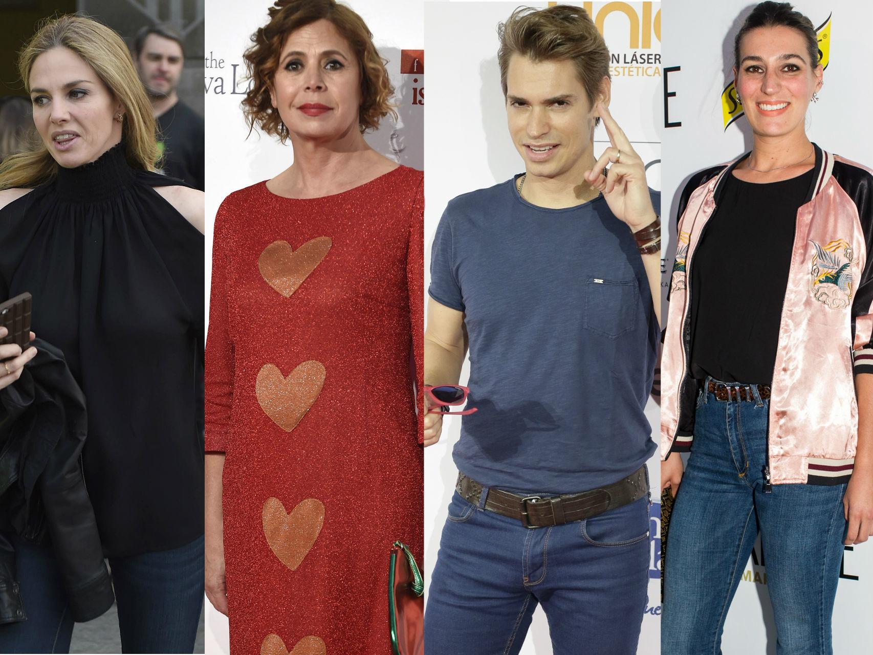 Genoveva Casanova, Agatha Ruiz de la Prada, Carlos Baute y Eugenia Ortiz