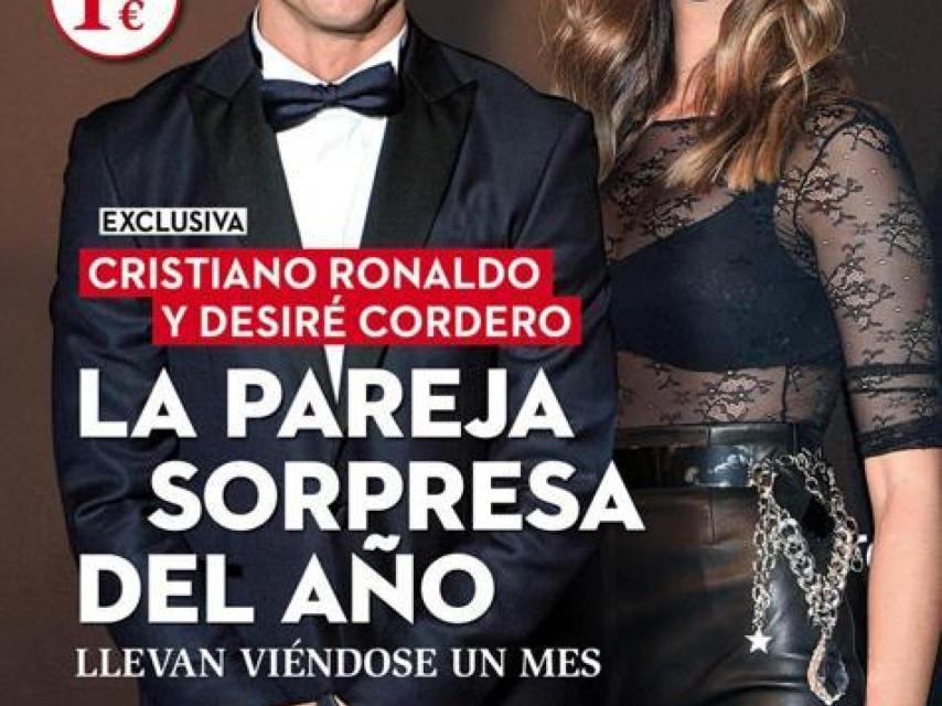 Portada de la publicación con la nueva pareja formada por Cristiano y Desiré.
