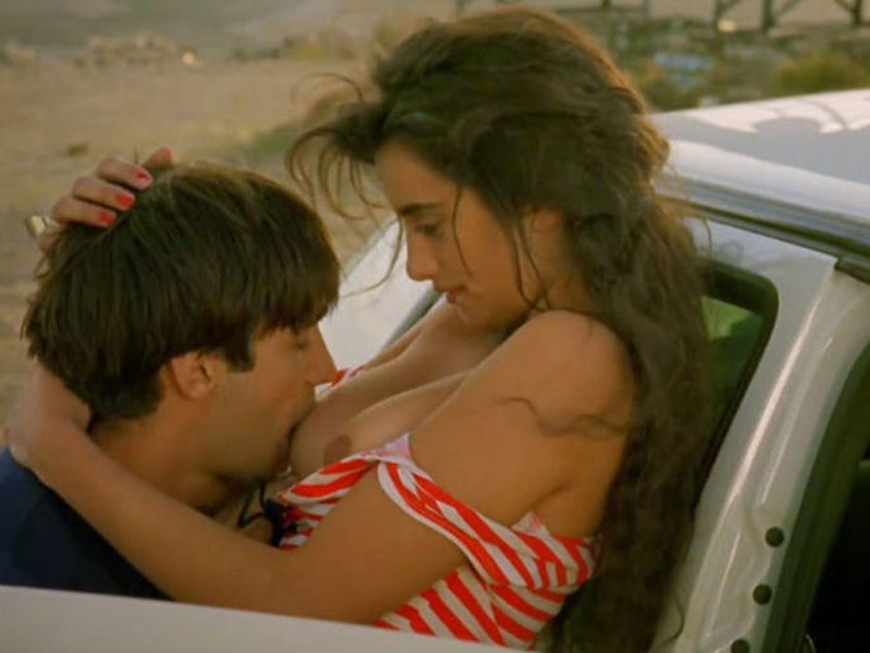 Fotograma de Jamón, jamón, la película que unió a Bardem y a Penélope Cruz, dirigida por Bigas Luna.