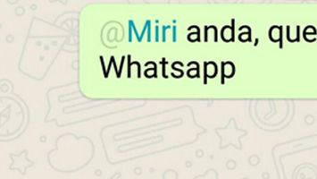 Mira cómo puedes mencionar a alguien en los grupos de WhatsApp