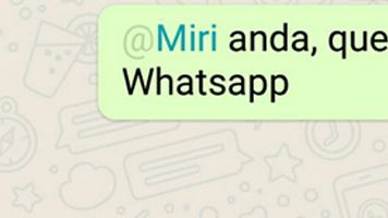 Mira cómo puedes mencionar a alguien en los grupos de WhatsApp