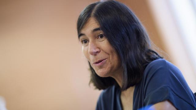 María Blasco, durante una entrevista con EL ESPAÑOL. (Archivo)