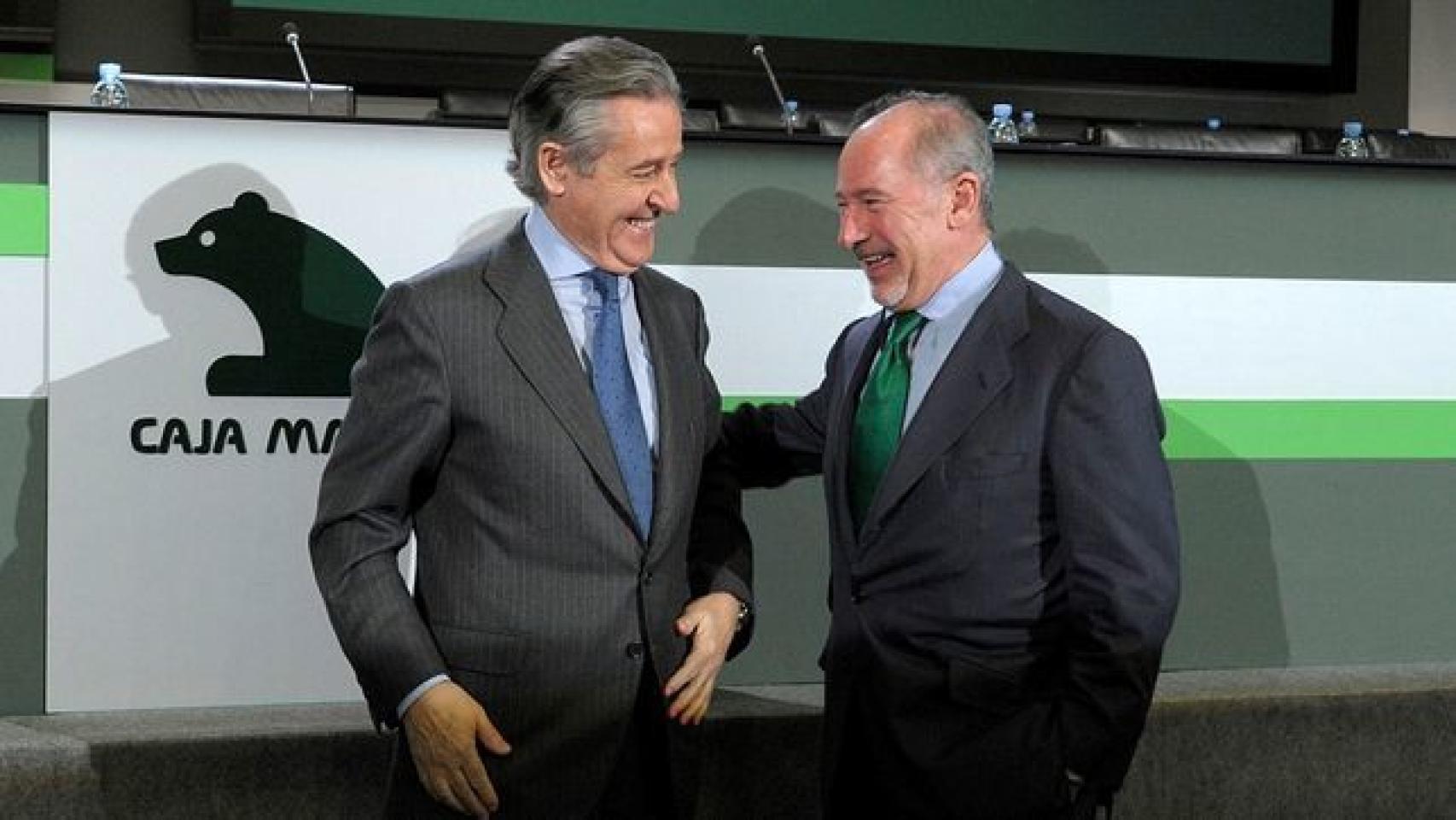 Blesa y Rato, el día en que el segundo fue nombrado presidente de Cajamadrid