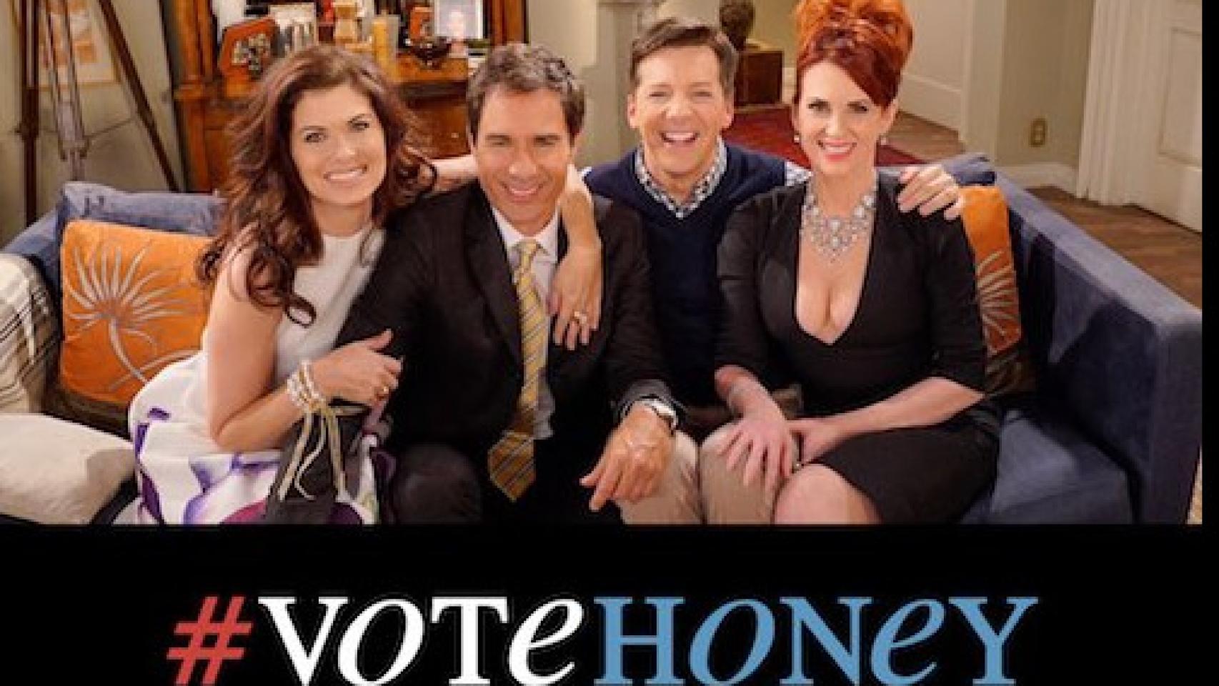 'Will & Grace', el arma clave de Hillary Clinton contra Donald Trump
