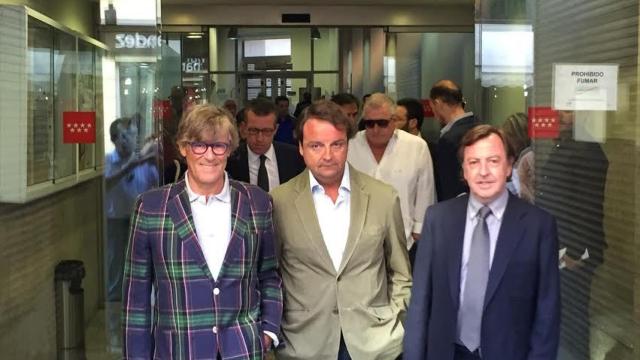 Simón Casas, Rafael García Garrido, director de Nautalia, y Curro Vázquez, nuevo equipo al frente de Las Ventas.