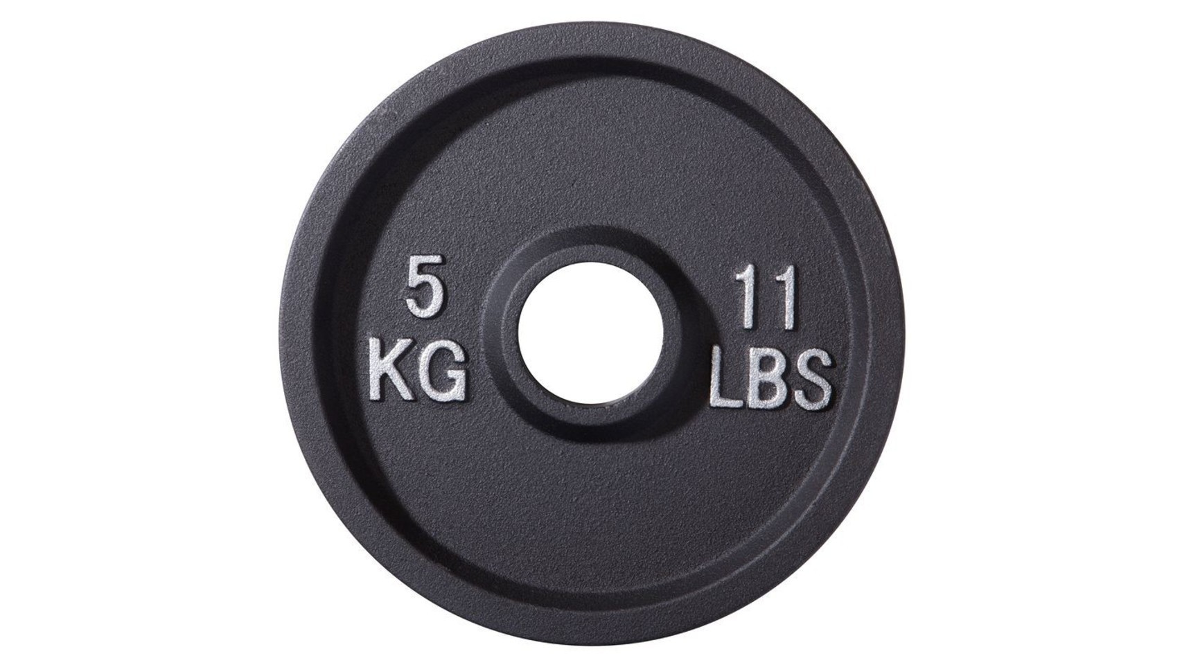 Disco fundiën 50 mm de 5 kilos de Domyos (Decathlon).