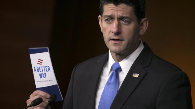 Ryan en una rueda de prensa el pasado mes de septiembre en el Capitolio