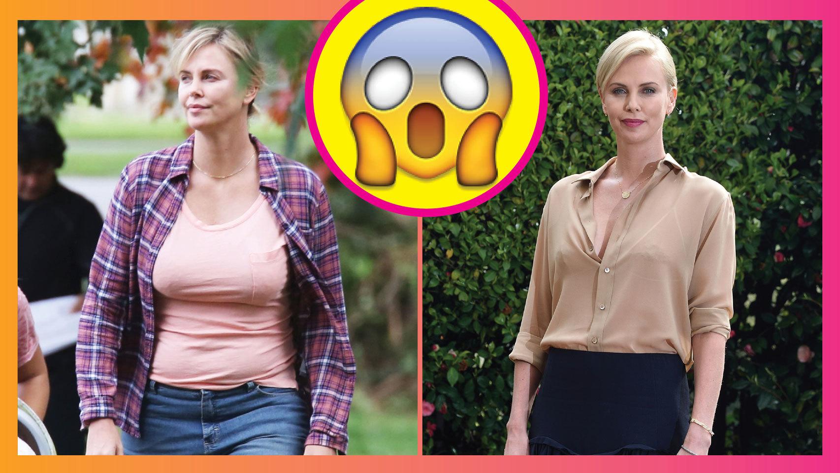 Los cambios de peso de Charlize Theron.