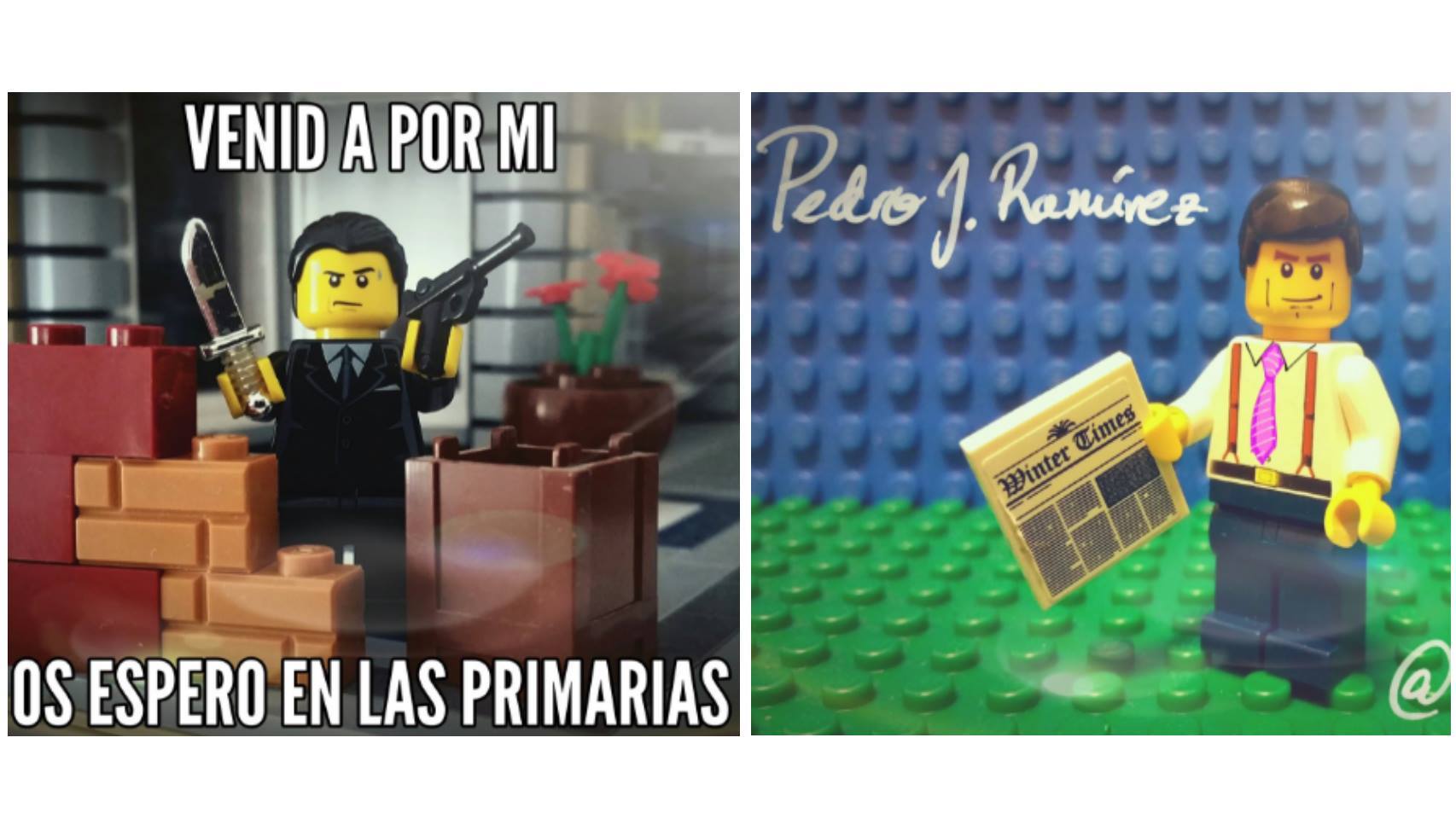 Los politilegos de Pedro Sánchez y Pedro J. Ramírez.