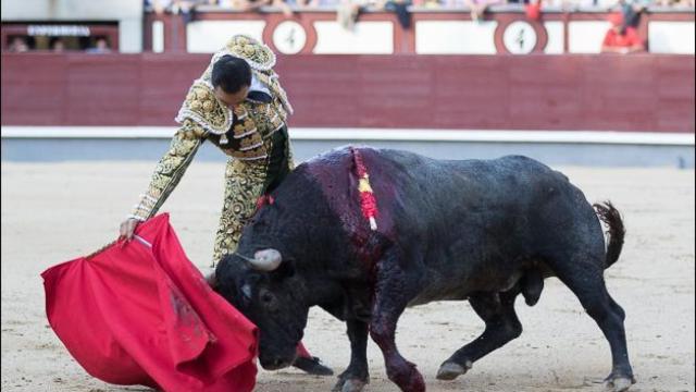 El Cid, toreando en Las Ventas.