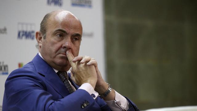 El ministro de Economía en funciones, Luis de Guindos.