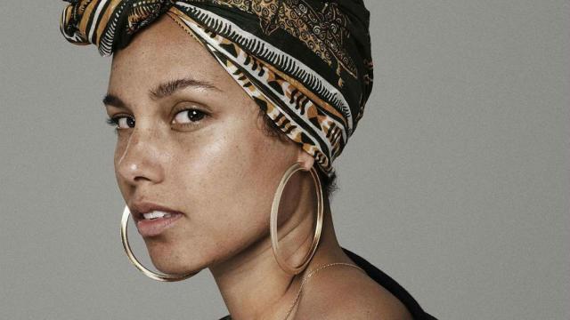 La cantante Alicia Keys, una de las impulsoras del movimiento sin maquillaje.