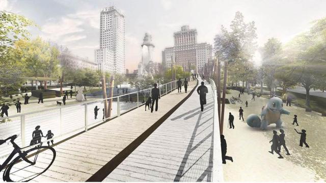 Uno de los proyectos presentados incluye unos Pokemon... ¿como esculturas?