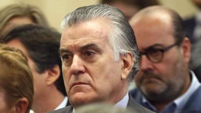 Luis Bárcenas, en el banquillo de los acusados en el juicio del 'caso Bárcenas'.