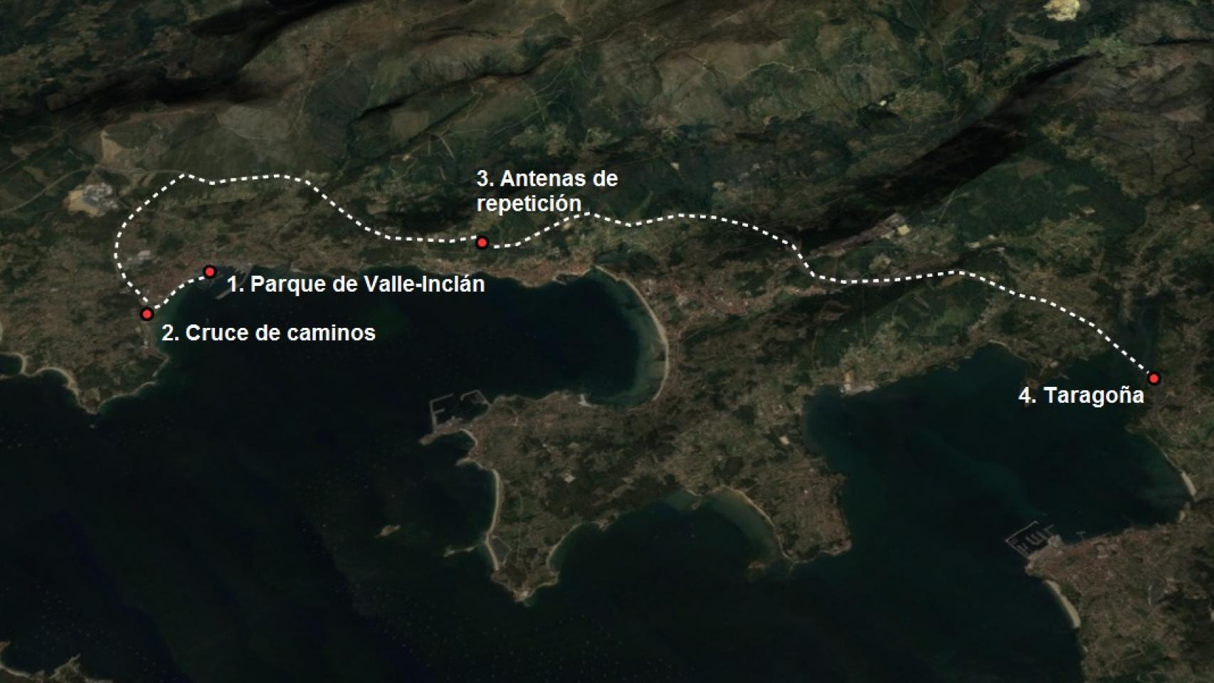 Los cuatro puntos calientes en la desaparición.