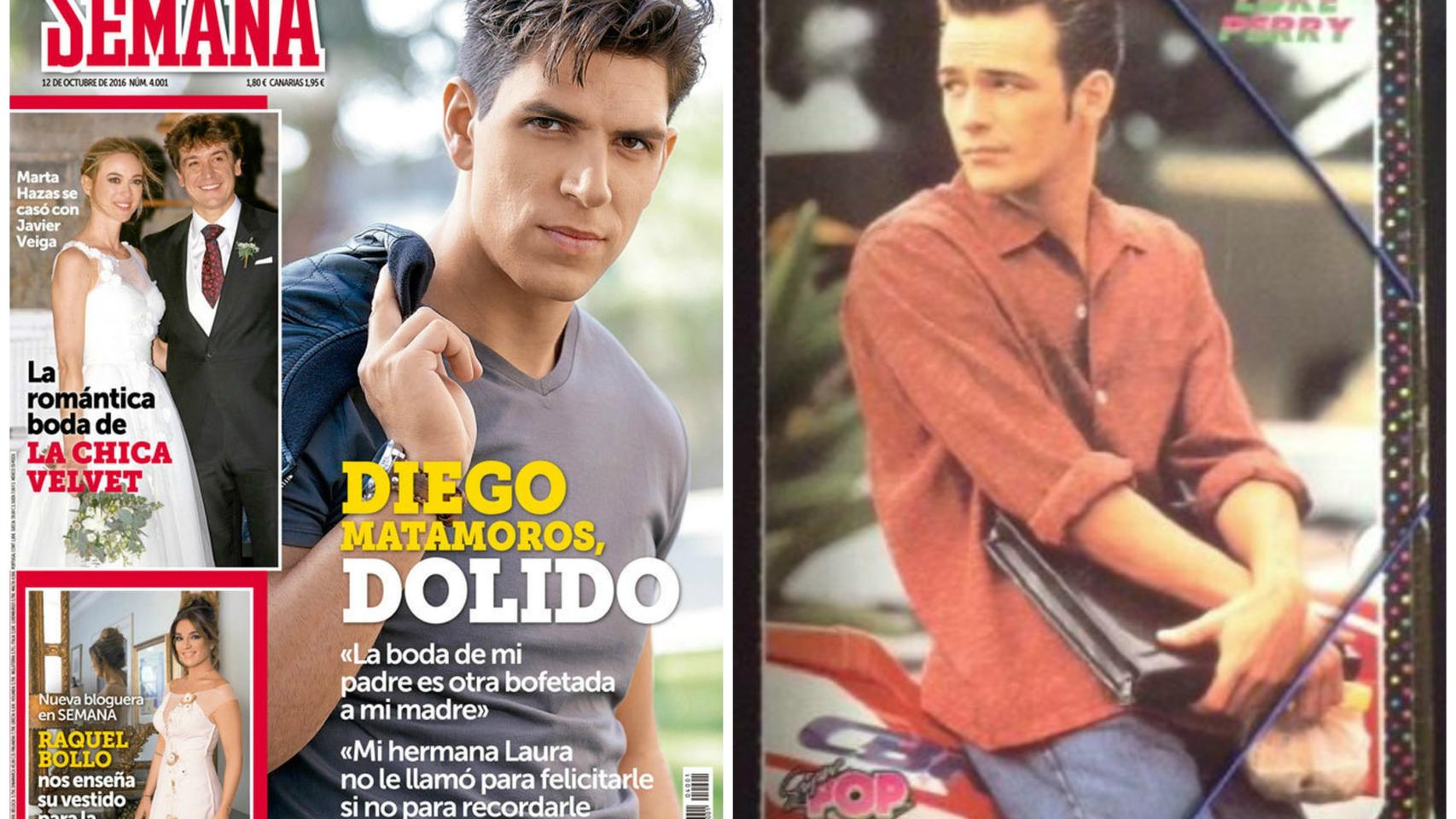 Diego Matamoros y Luke Perry.