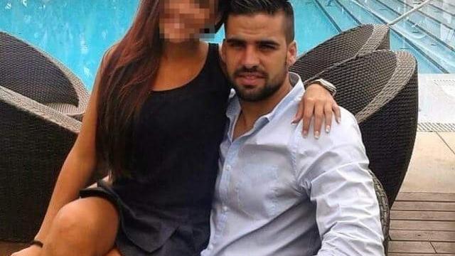 Antonio Manuel, uno de los cinco detenidos en Pamplona, junto a su pareja.