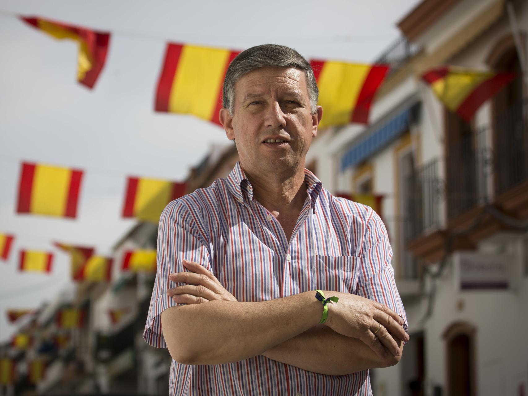 Carmelo Romero, alcalde popular de Palos de la Frontera (Huelva).
