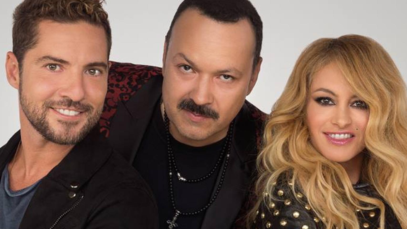 Bisbal, Paulina Rubio y Pepe Aguilar abren 'La apuesta' con una actuación musical