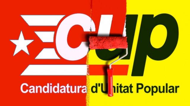 La CUP acentúa su discurso anticapitalista.