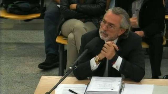 Francisco Correa durante su declaración en la Audiencia Nacional