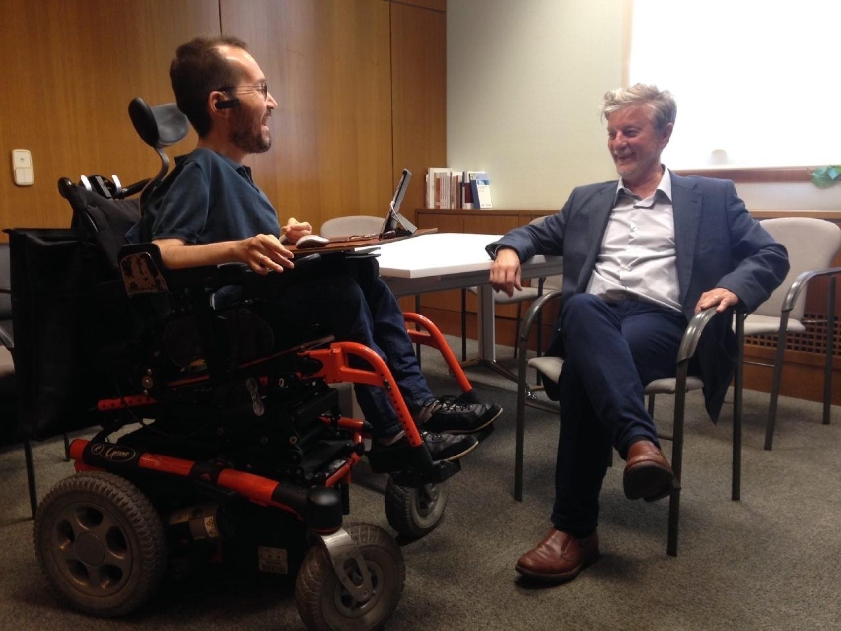 Echenique y Santisteve analizan los incumplimientos de Lambán.