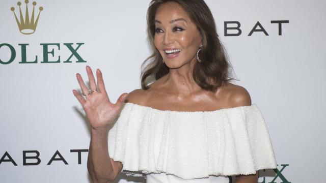 Isabel Preysler este martes en la joyería Rabat en Madrid