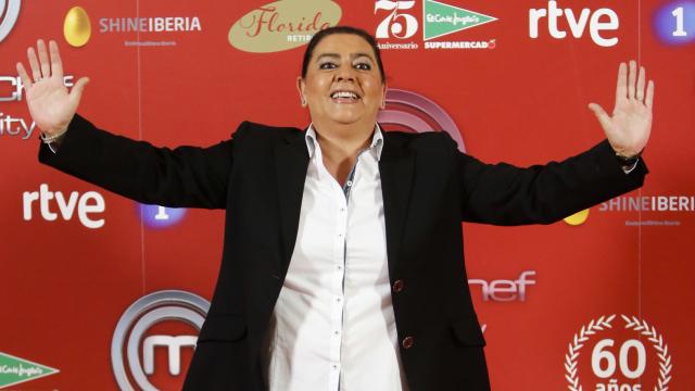 María del Monte durante la presentación