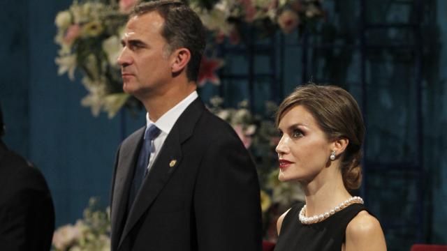 Los reyes, durante la entrega de los premios el pasado año.