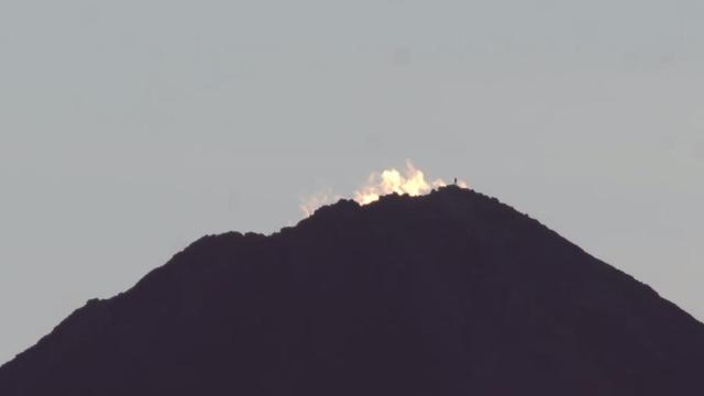 Las emanaciones del pico del Teide.