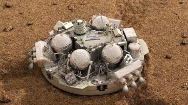 Así era el módulo antes de estrellarse.