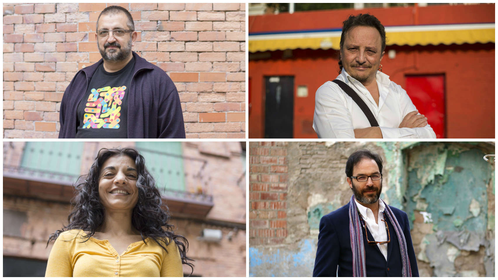 Iñaki, Ramón, Guru y Miguel Ángel.