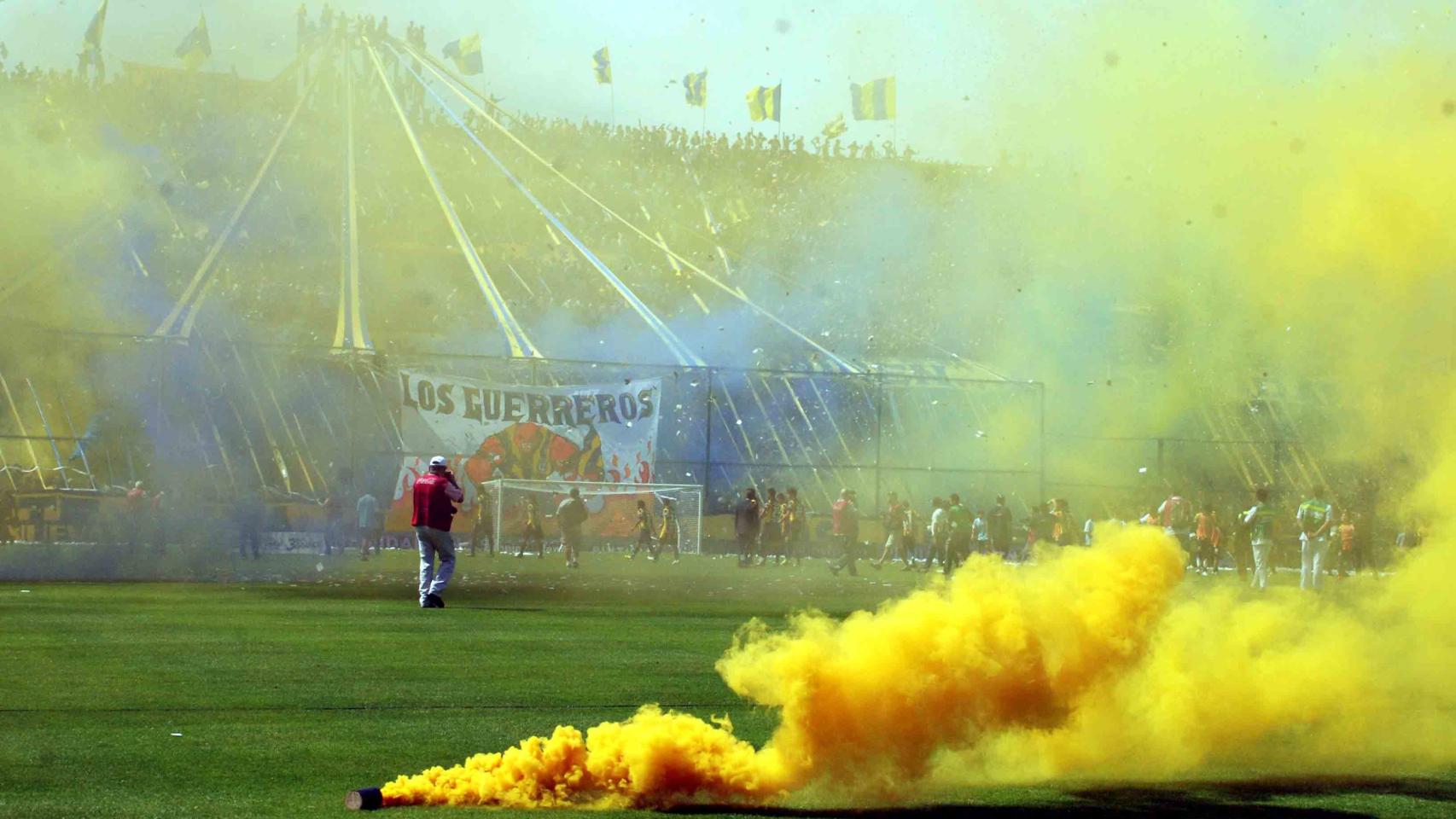 Imagen de archivo de un derbi de Rosario.