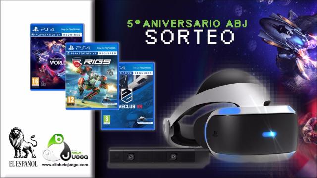 AlfaBetaJuega cumple 5 años: Lo celebramos con El Español sorteando unas PlayStation VR