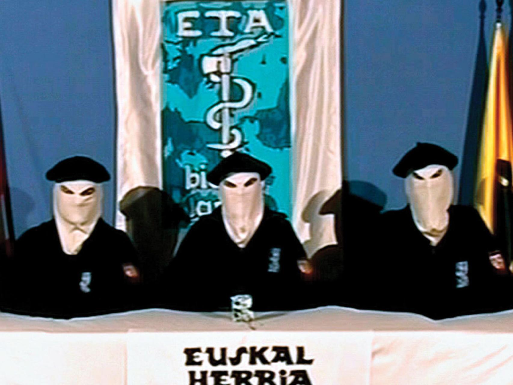 Imagen del alto al fuego de ETA.