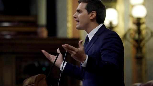 lbert Rivera, durante su intervención la segunda jornada del debate.