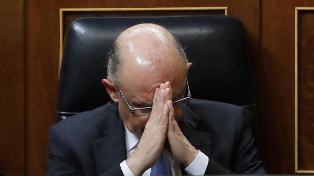 Cristóbal Montoro, en el Parlamento.