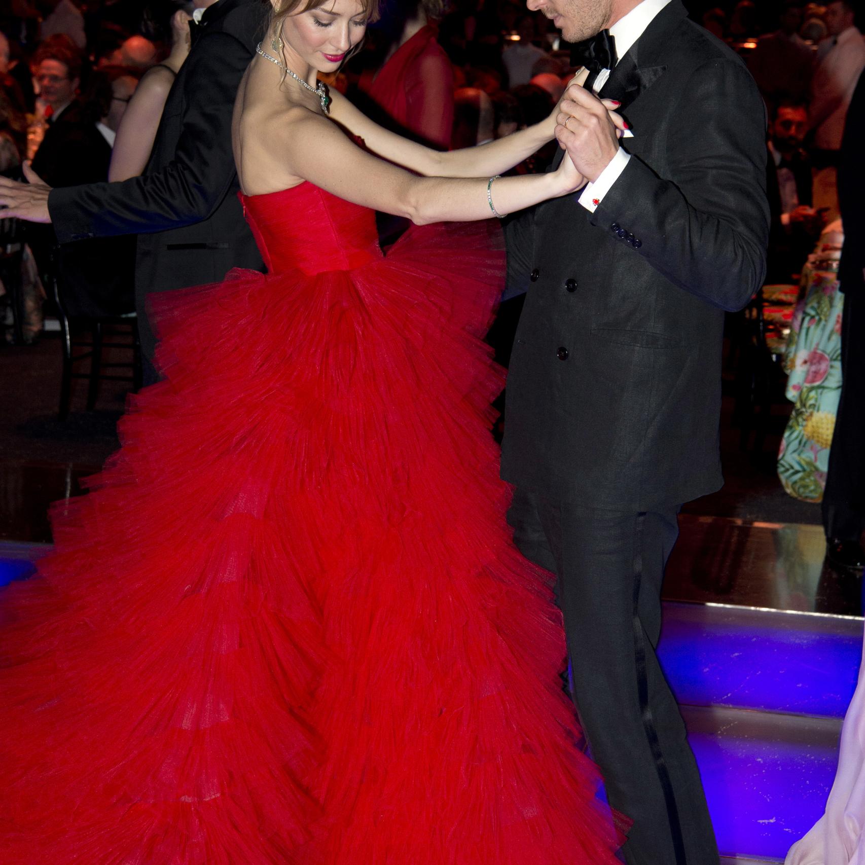 La pareja, durante el baile de la Rosa de este año en Mónaco.