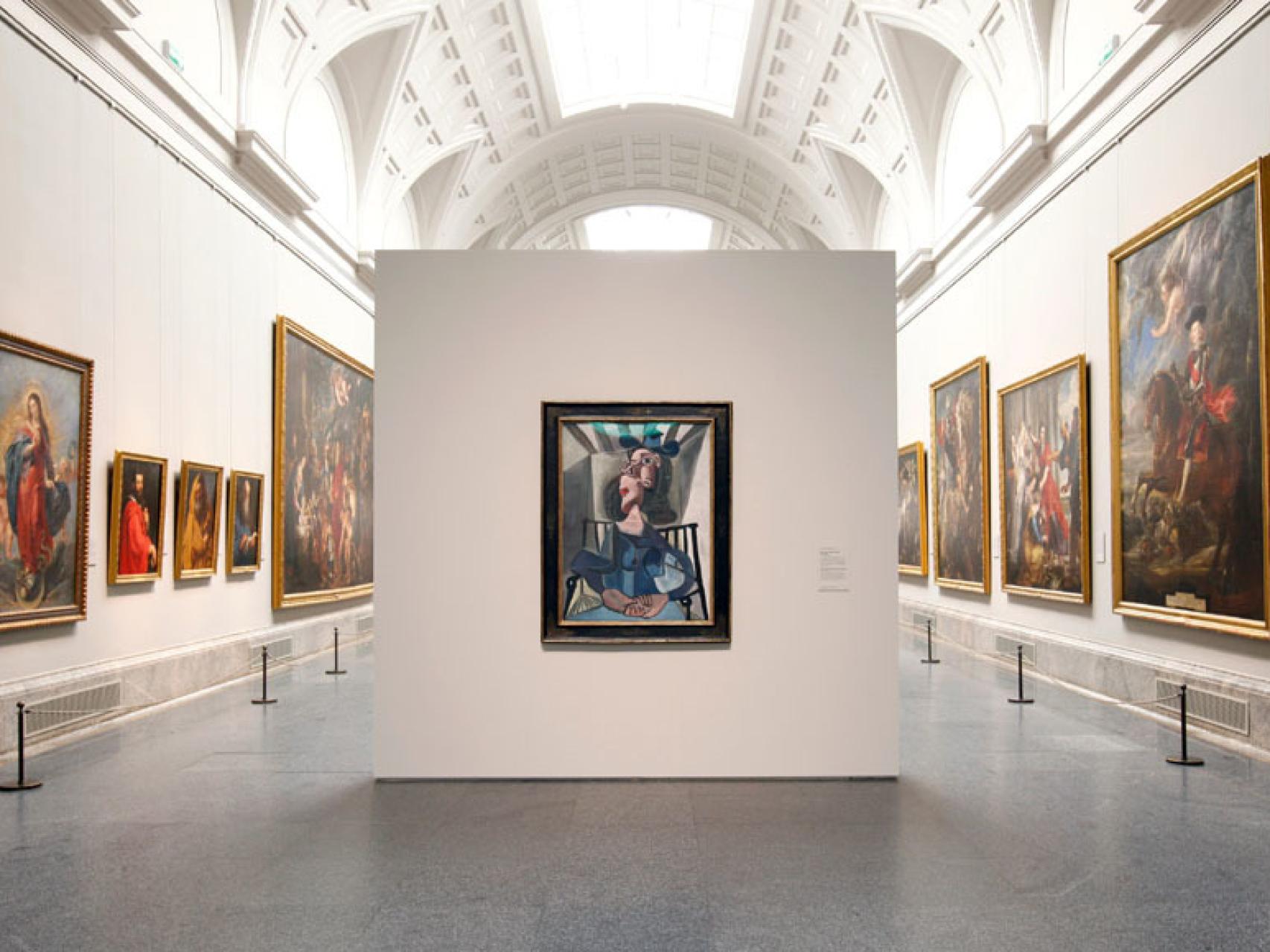 Montaje en el Prado, de 2015, con fondos de Picasso Kunstmuseum de Basilea.