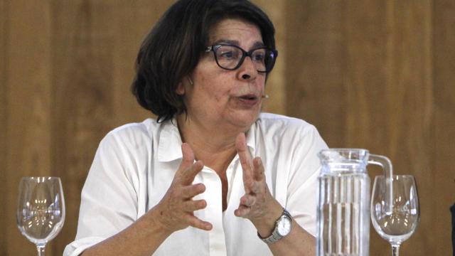 La delegada de Medio Ambiente y Movilidad, Inés Sabanés, durante la presentación de las propuestas.