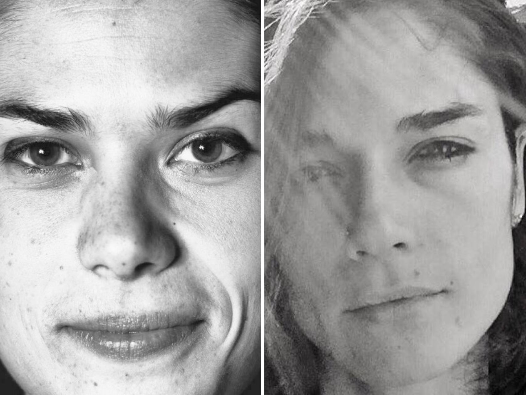 Isabel y Clara Serra, parlamentarias de Podemos en Madrid.