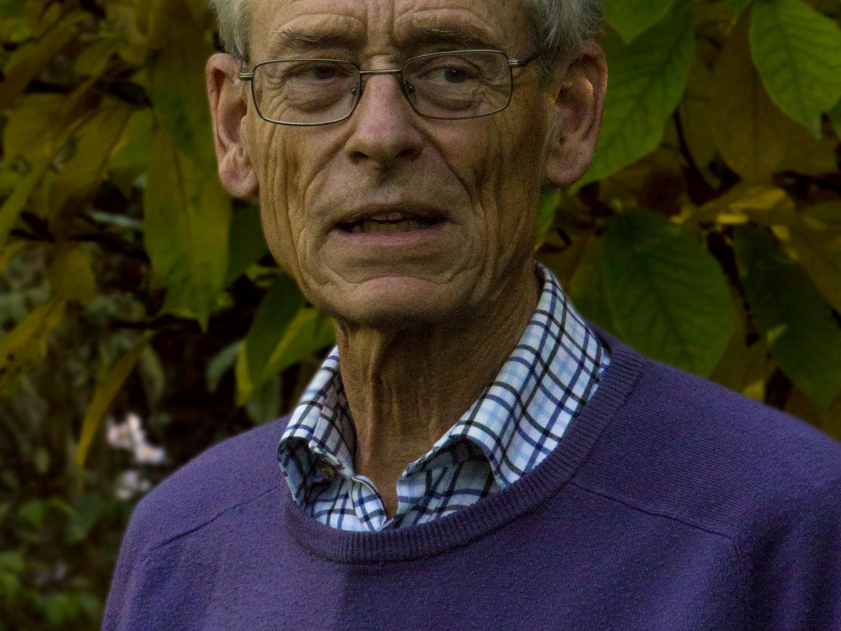 John H. Elliott durante la entrevista.