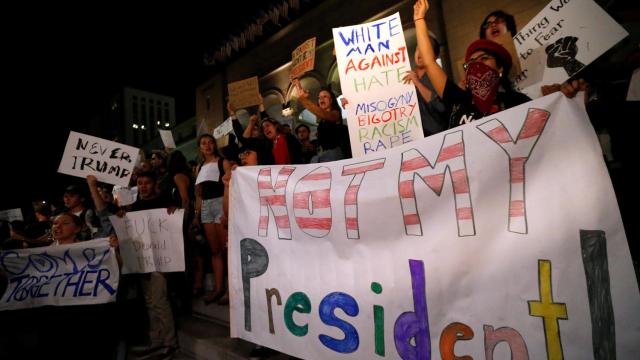 Protestas contra Trump en California.