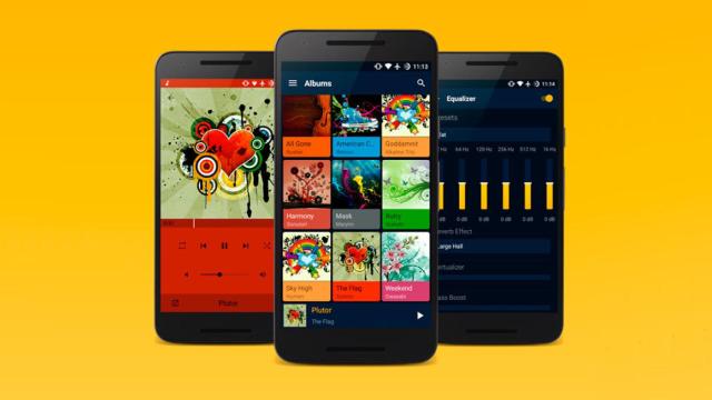 Gózalo fuerte: este reproductor de música es puro Material Design