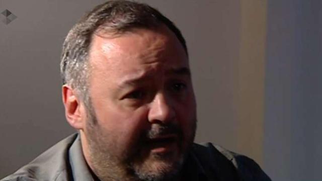 Torbe en un momento de la entrevista