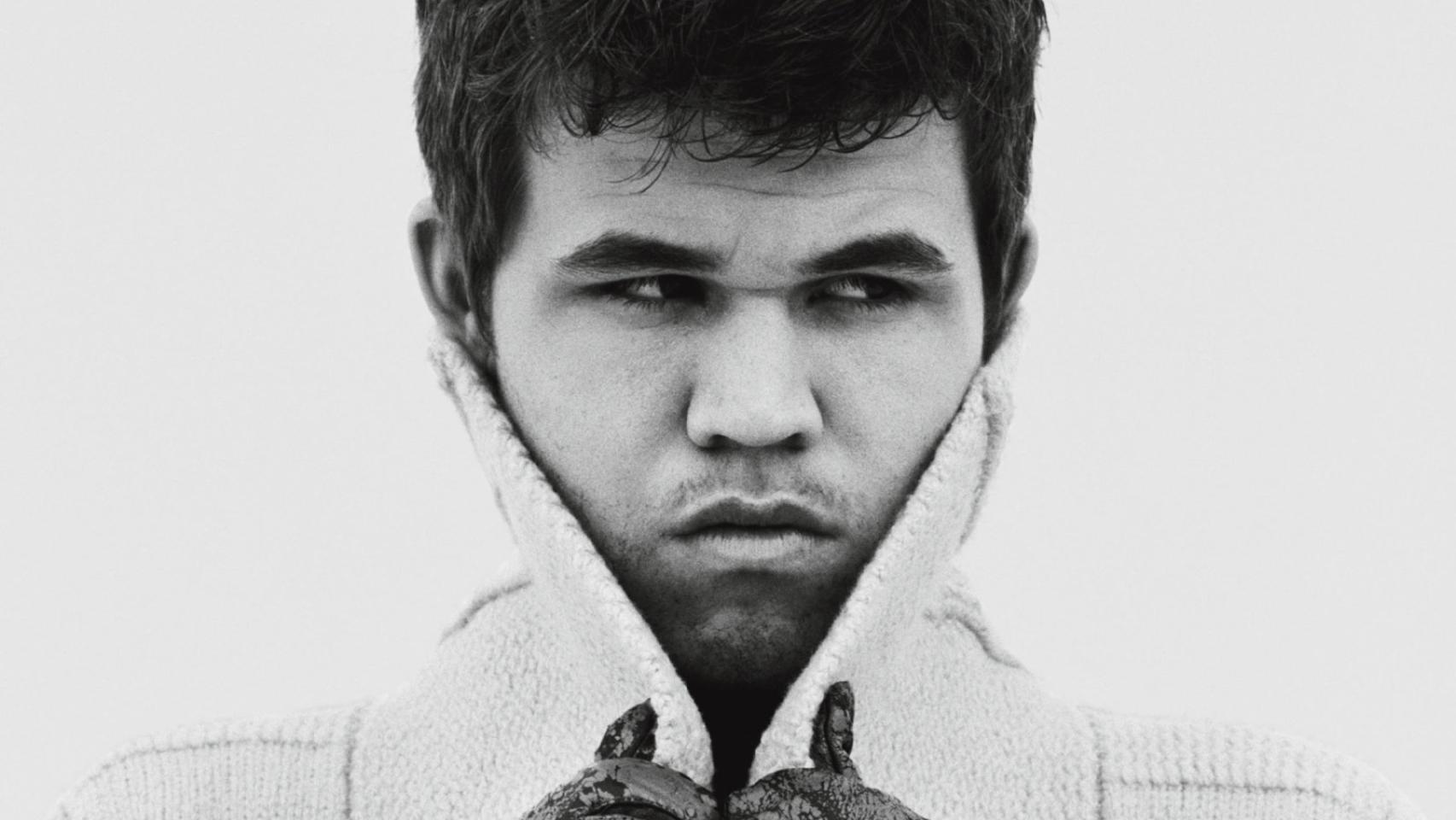 Magnus posando para la campaña de una firma de moda holandesa.