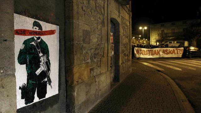 Manifestación en apoyo a los detenidos en Alsasua.