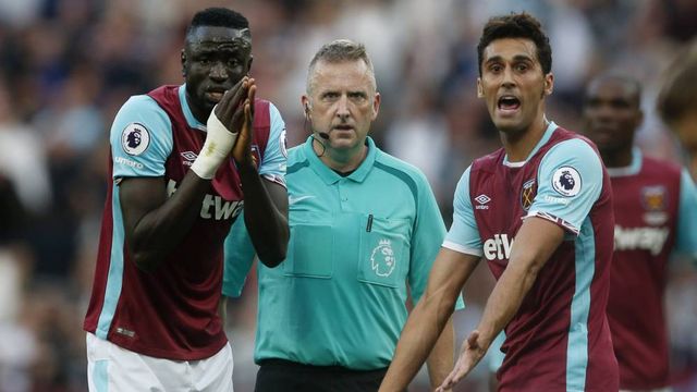 Arbeloa, en uno de los partidos disputados en el West Ham.